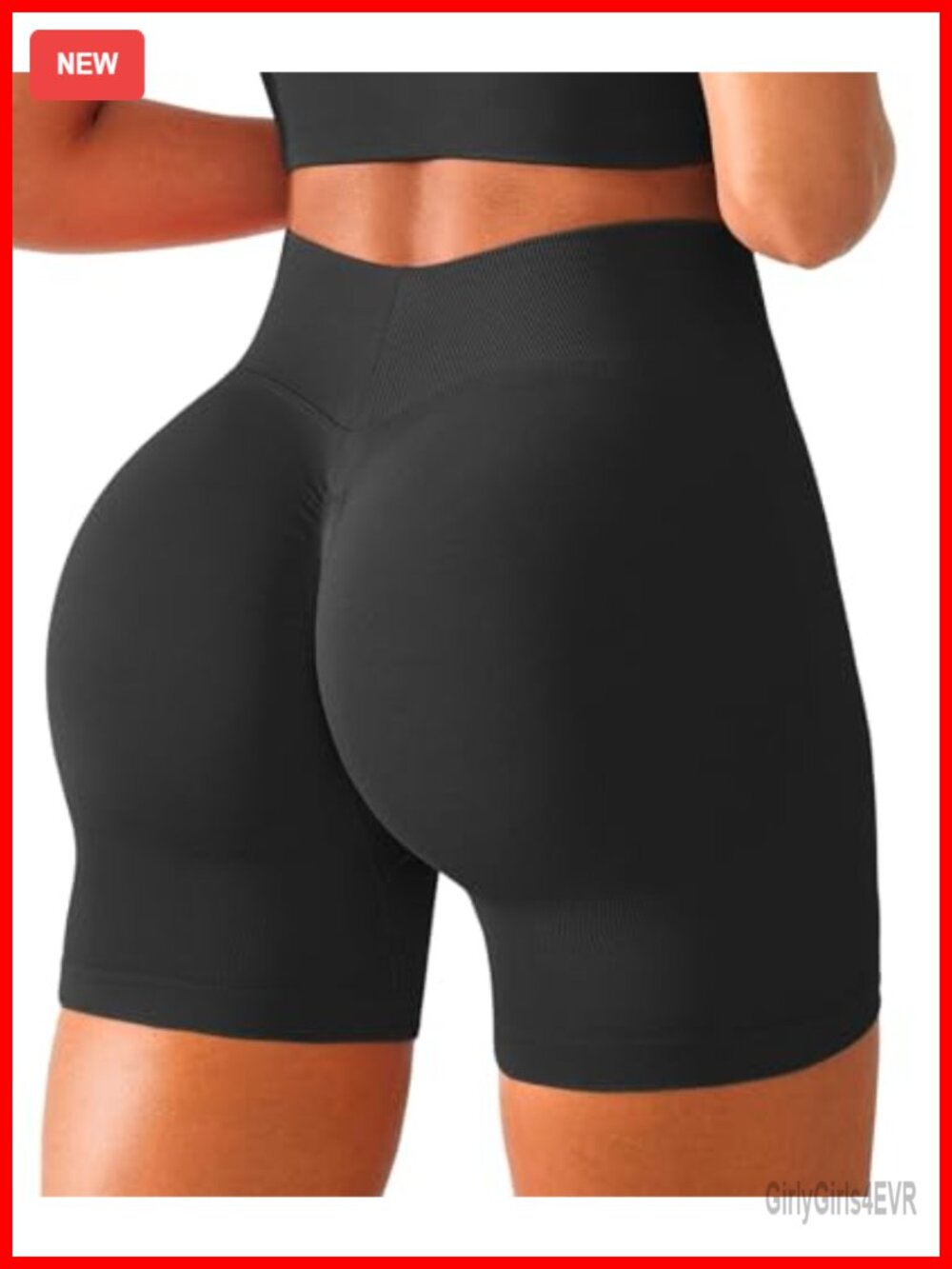 Scrunch Butt Lifting Seamless High Waist Compression Gym Shorts